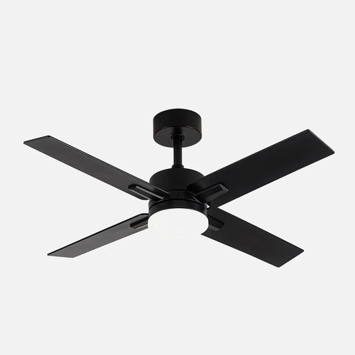 ABRILA TALCO Negro/Negro-Negro/Gris - Ventilador de Techo Aspas Normales 20 W E