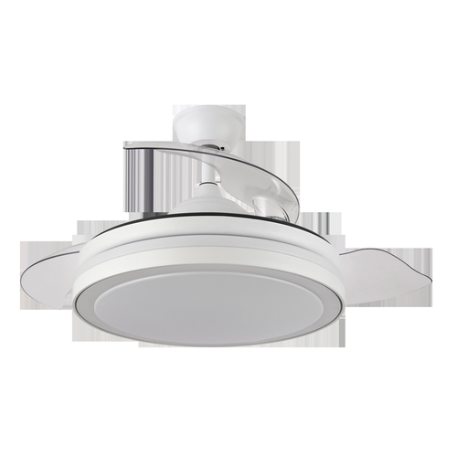ABRILA ESPARTA MINI Blanco - Ventilador de Techo Aspas Retráctiles 59W