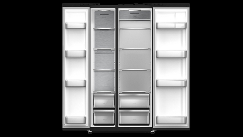TEKA RLF-74917-GBK Cristal Negro - Frigorífico Side by Side No Frost