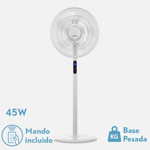 ABRILA ICONO Blanco - Ventilador de Pie 220-240 V