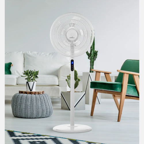 ABRILA ICONO Blanco - Ventilador de Pie 220-240 V