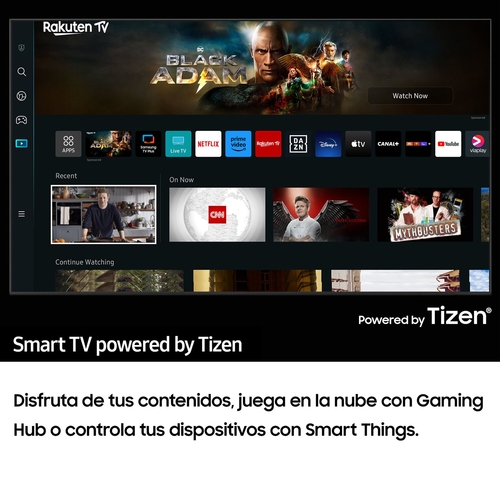 SAMSUNG TU43CU7175 Negro - TV 43" 4K UDM  Smart TV