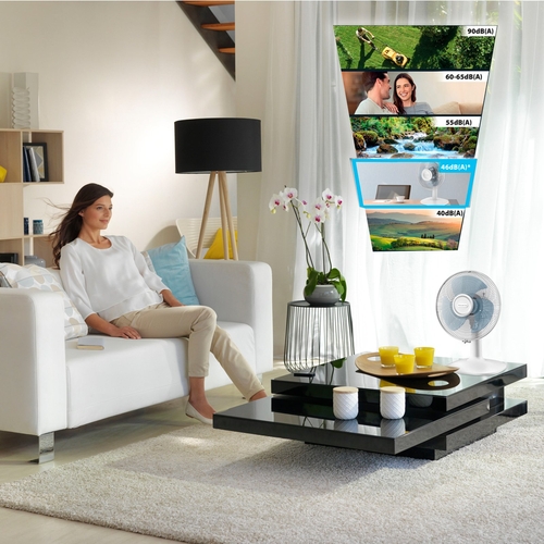 ROWENTA VU-2330 Blanco - Ventilador de Sobremesa 35W
