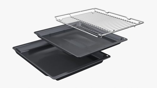 BOSCH HRG7761B1 Cristal Negro - Horno Multifunción 71L