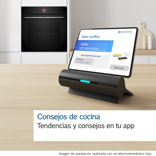 BOSCH HRG7761B1 Cristal Negro - Horno Multifunción 71L