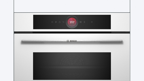 BOSCH CMG7241W1 Cristal Blanco - Horno Compacto Microondas 45L