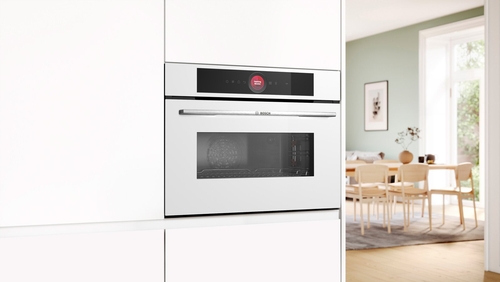 BOSCH CMG7241W1 Cristal Blanco - Horno Compacto Microondas 45L