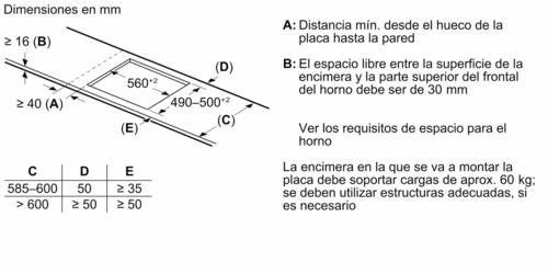 BOSCH PVJ-631-HC1E Negro - Vitrocerámica de Inducción 60CM