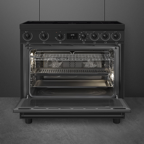 SMEG C9IMN2 Negro Mate - Cocina 90CM