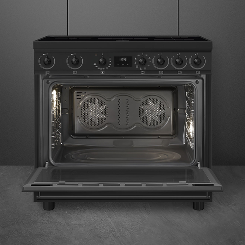 SMEG C9IMN2 Negro Mate - Cocina 90CM