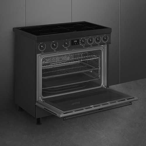 SMEG C9IMN2 Negro Mate - Cocina 90CM