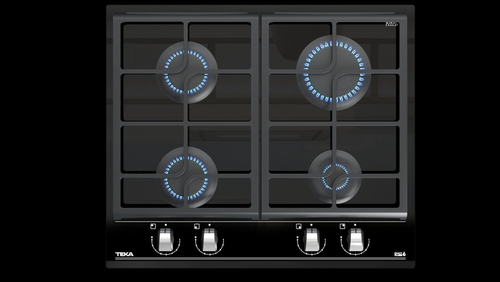 TEKA GZC 64300 XBN - Placa de Gas 60CM Gas Natural Negro
