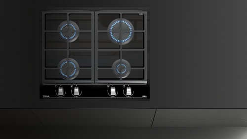 TEKA GZC 64300 XBN - Placa de Gas 60CM Gas Natural Negro
