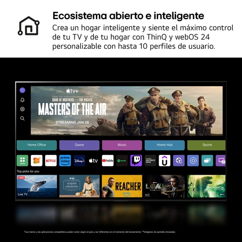LG OLED65B46LA Negro - TV 65" 4K Smart TV