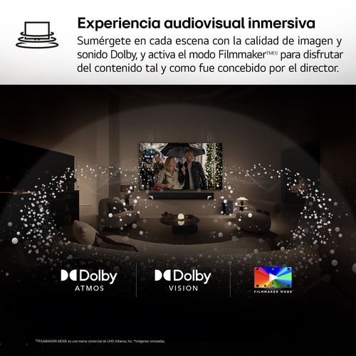 LG OLED65B46LA Negro - TV 65" 4K Smart TV
