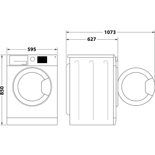 WHIRLPOOL FFB 8489 BV SPT Blanco - Lavadora Carga Frontal 8KG 1400RPM