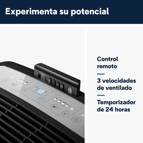 DELONGHI PAC-EM90 Blanco - Aire Acondicionado Portátil 2150 Frigorías