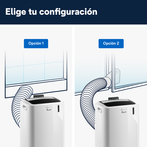 DELONGHI PAC-EM90 Blanco - Aire Acondicionado Portátil 2150 Frigorías