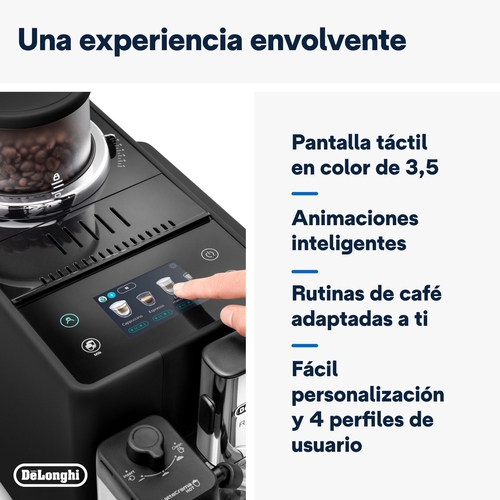 DELONGHI EXAM440.55.B Negro - Cafetera Superautomática 1450W