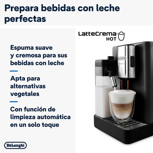 DELONGHI EXAM440.55.B Negro - Cafetera Superautomática 1450W