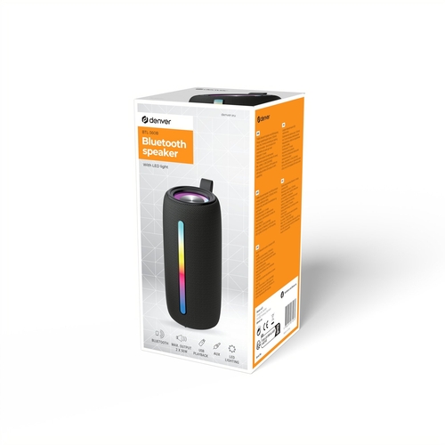 DENVER BTL-360B Negro - Altavoz Portátil 50W