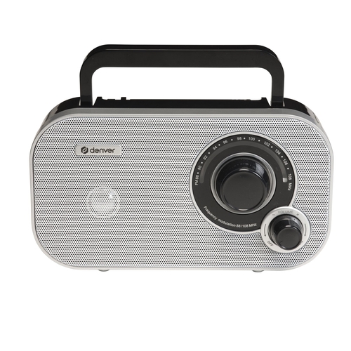 DENVER TR-51 Blanco - Radio Portátil Analógico