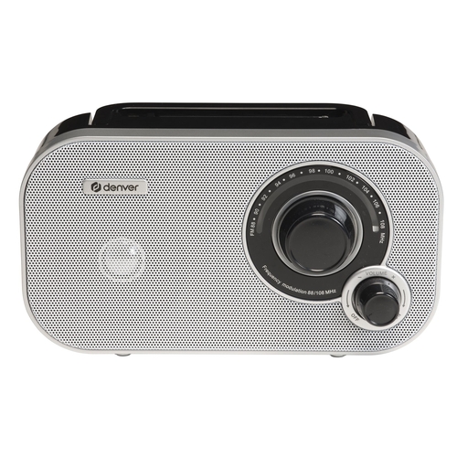 DENVER TR-51 Blanco - Radio Portátil Analógico