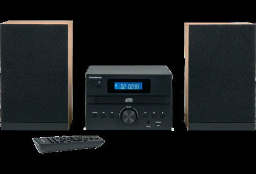 THOMSON MIC-123-BT Negro-Madera - Microcadena 50W