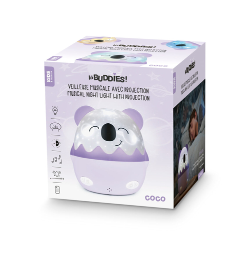 BIGBEN KOALA NKPKIDSKOALA Morado - Proyector Luz Musical