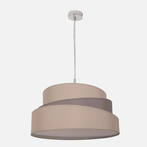 Abrila COLONIA Gris/Topo - Colgante Moderno 3xE27 50 cm