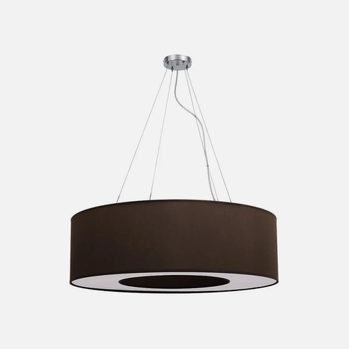 Abrila HAITI Marrón / Cromo - Colgante Moderno 4xE27 65 cm