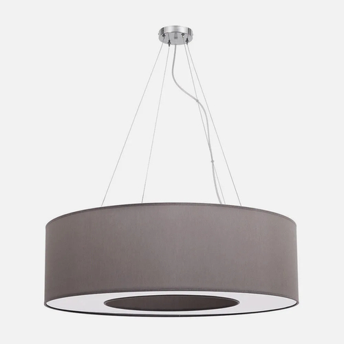 Abrila HAITI Cromo/Topo - Colgante Moderno 4xE27 80 cm