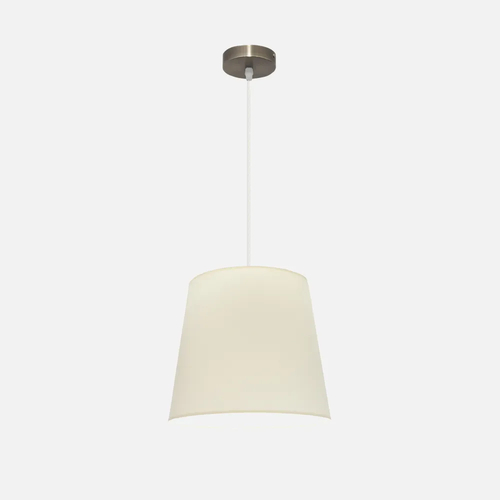 Abrila Maldívas Cuero / Beige - Colgante Clásico 1xE27 35 cm