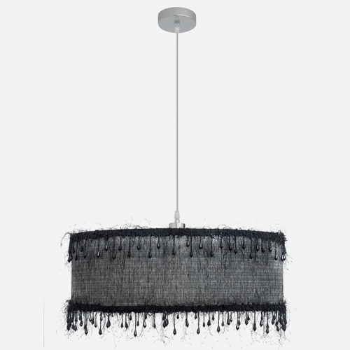 Abrila Hilos Negro - Colgante Clásico 1xE27 50 cm
