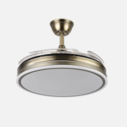 Abrila Bayomo Cuero - Ventilador de Techo Aspas Retráctiles 72 W A+
