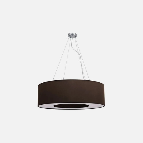 Abrila HAITI Marrón / Cromo - Colgante Moderno 4xE27 50 cm