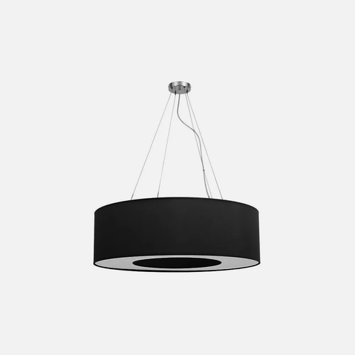 Abrila HAITI Cromo / Negro - Colgante Moderno 4xE27 50 cm