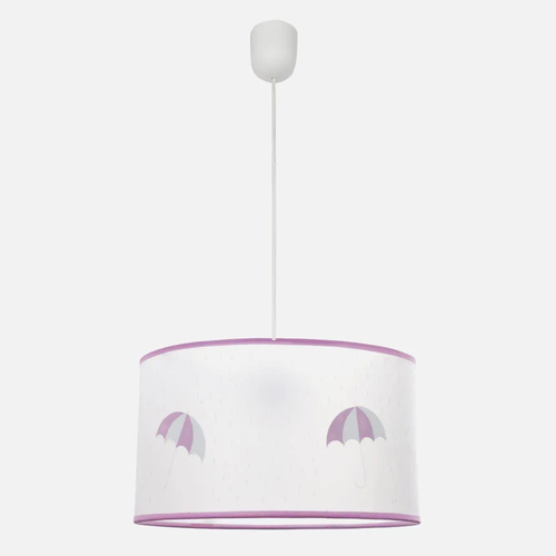 ABRILA LLUVIA Rosa - Lámpara Colgante 1xE27 30 cm
