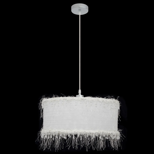 Abrila Hilos Blanco - Colgante Clásico 1xE27 40 cm