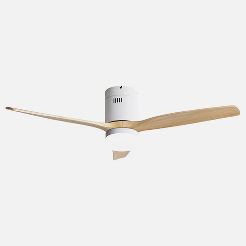 Abrila Aguilón Blanco/Haya - Ventilador de Techo Aspas Normales 20 W A+