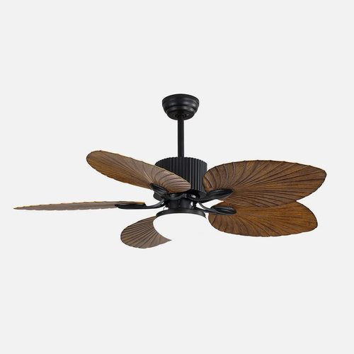 Abrila Colla Negro / Marrón - Ventilador de Techo Aspas Normales 26 W E
