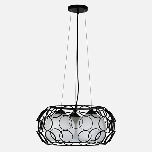 Abrila Peregrino Negro - Colgante Moderno 3xE27 45 cm
