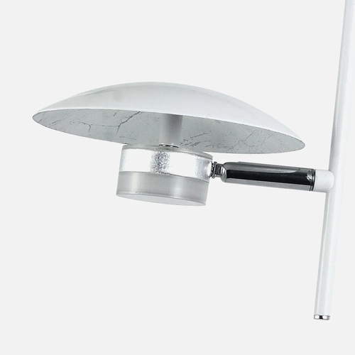 Abrila CIUDAD DEL CABO Blanco-Plata - Lámpara Moderna 12W