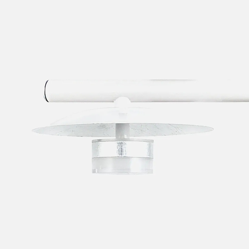 Abrila CIUDAD DEL CABO Blanco / Plata - Lámpara Moderna 30 W