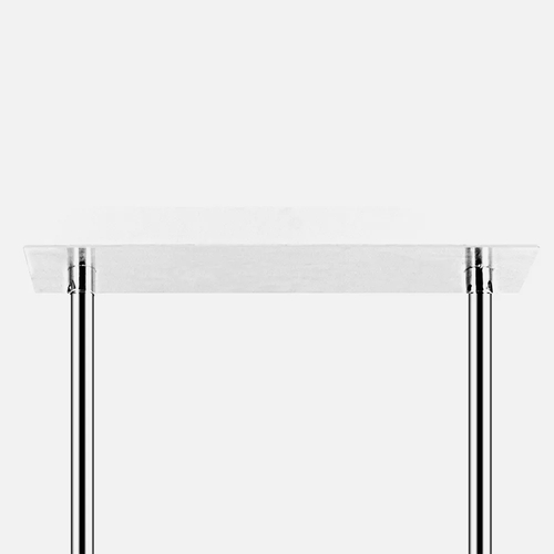 Abrila CIUDAD DEL CABO Blanco / Plata - Lámpara Moderna 30 W
