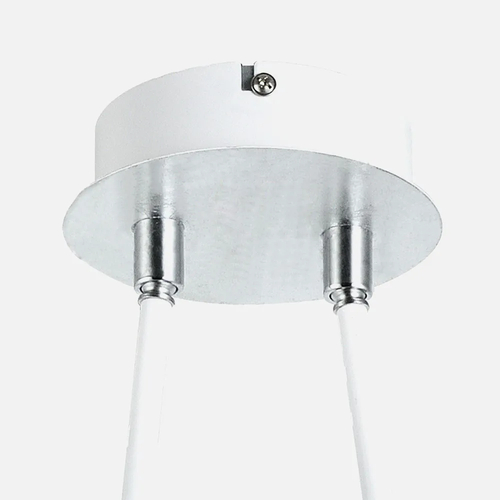 Abrila CIUDAD DEL CABO Blanco-Plata - Lámpara Moderna 12W