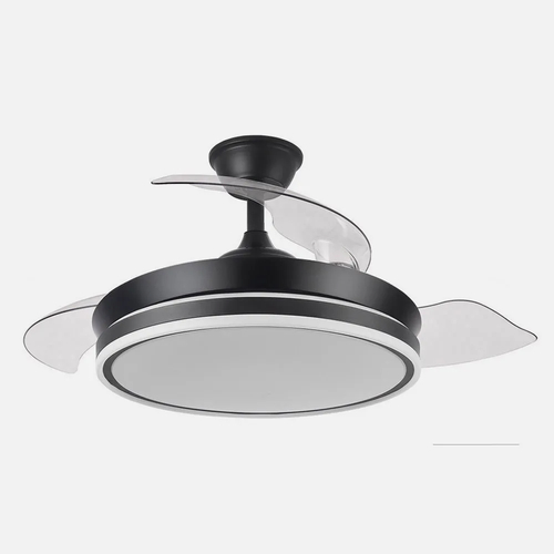 Abrila Bayomo Negro - Ventilador de Techo Aspas Retráctiles 72 W