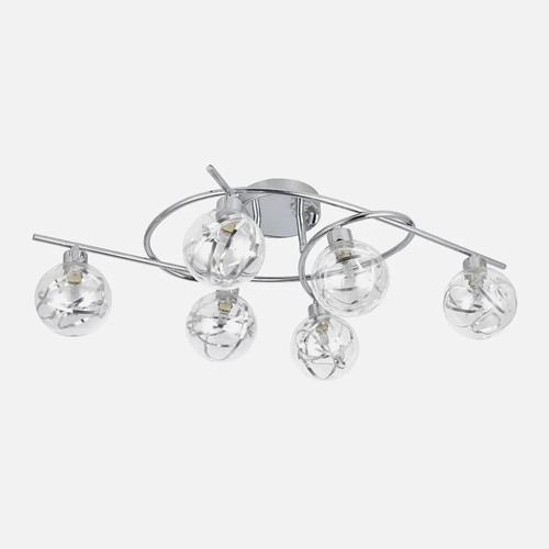 Abrila VARANASI Cromo - Lámpara Moderna 6xG9