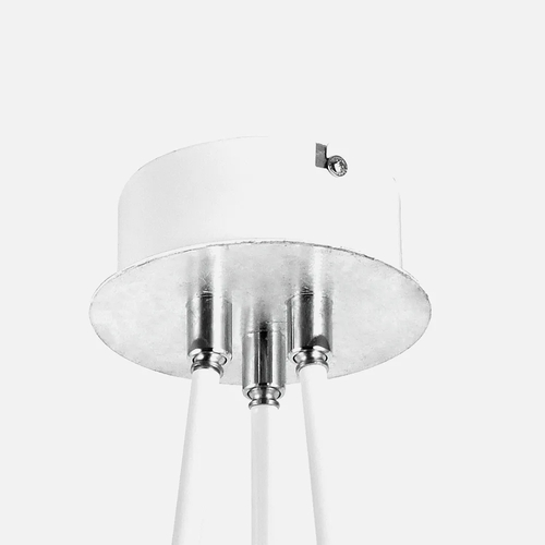 Abrila CIUDAD DEL CABO Blanco-Plata - Lámpara Moderna 18 W