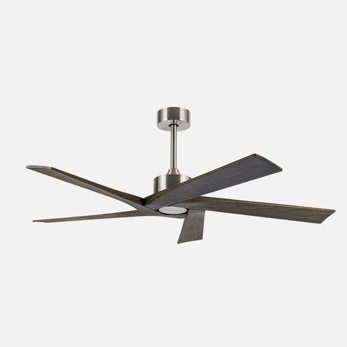 Abrila NADIR Níquel/Rústico - Ventilador de Techo Aspas Normales sin Luz 220-240 V
